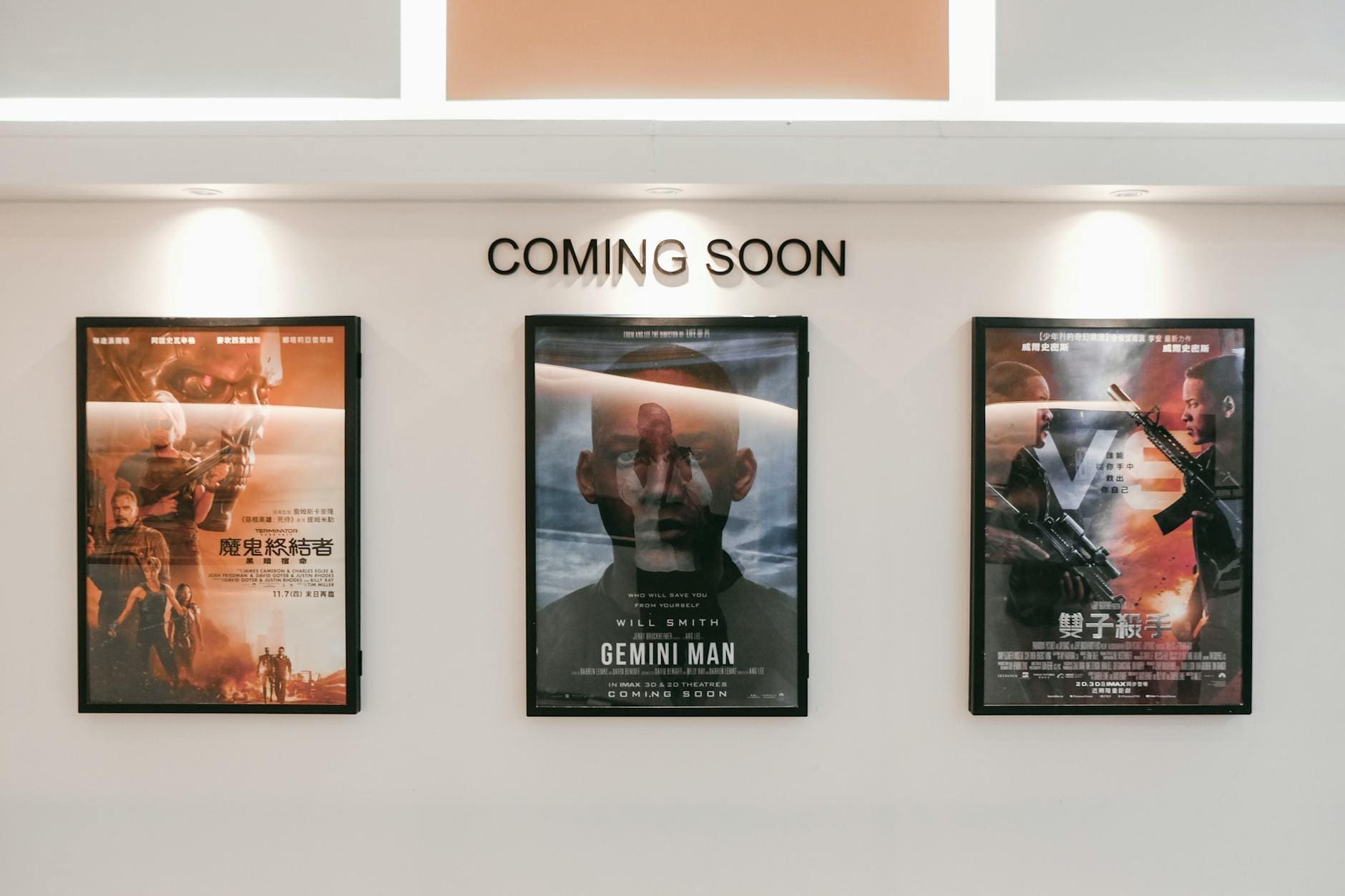 three assorted movie posters