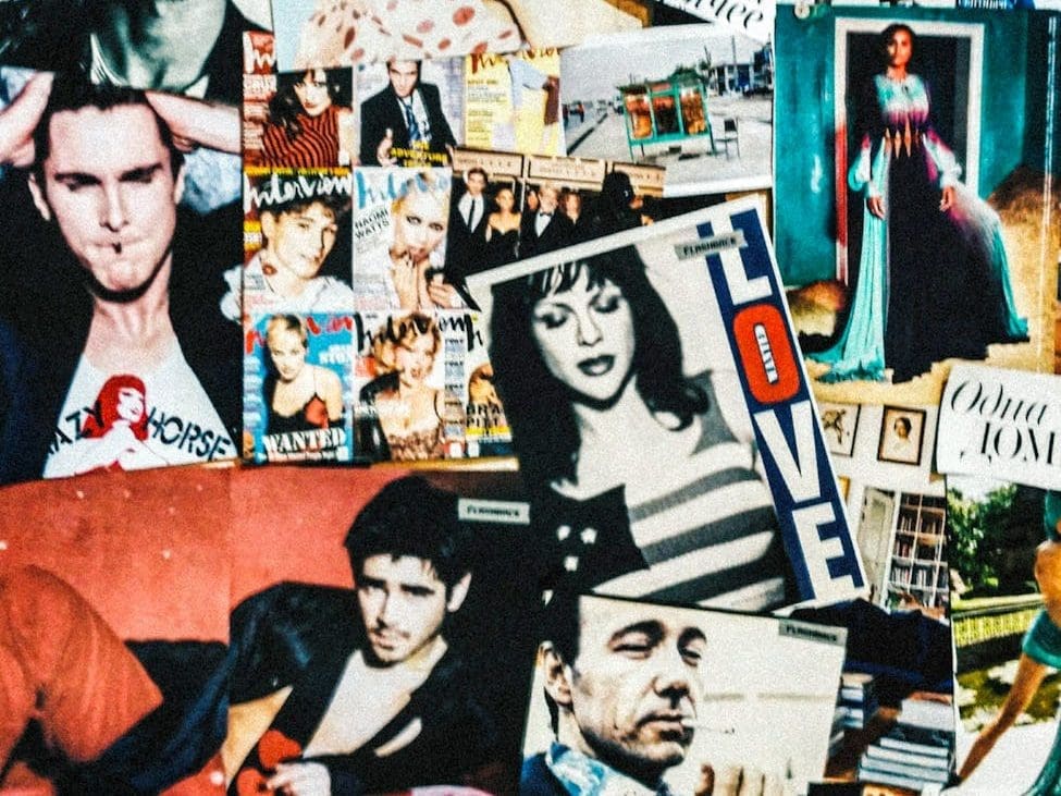 collage with different pictures